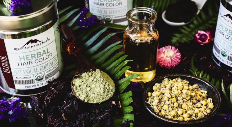 herbal hair coloring methods